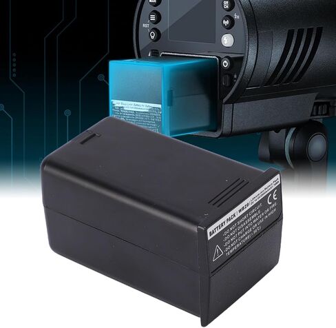GOWENIC Camera Flash Battery Replacement, 2900mAh Lithium Ion Battery Pack for AD300 II Outdoor Studio Flash, with High Capacity and Long Lifespan in Kuwait
