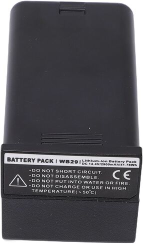 GOWENIC Camera Flash Battery Replacement, 2900mAh Lithium Ion Battery Pack for AD300 II Outdoor Studio Flash, with High Capacity and Long Lifespan in Kuwait