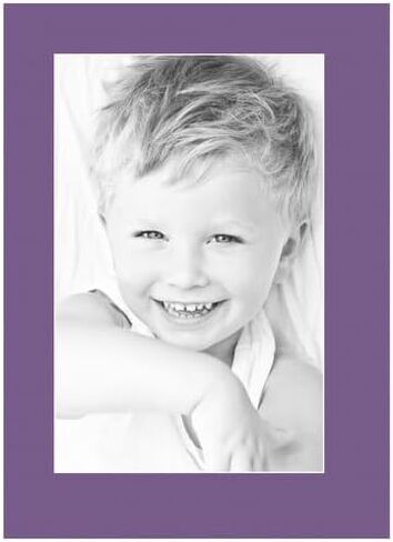 ArtToFrames 24x36 Purple Iris/Grape Custom Mat for Picture Frame with 20x32 opening size (Mat Only, Frame NOT Included) in Kuwait