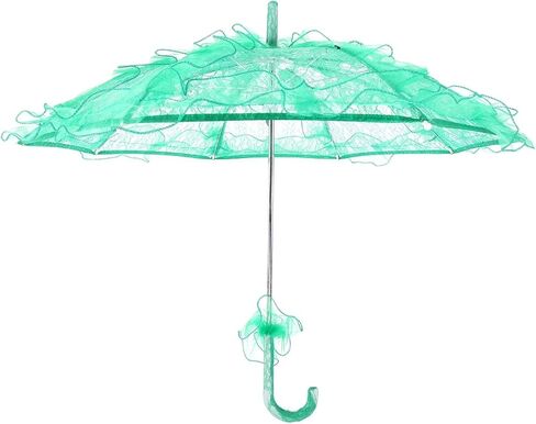 Wedding Lace Umbrella, Bridal Umbrella, Elegant and Stylish for Photo Booth Props(green) in Kuwait