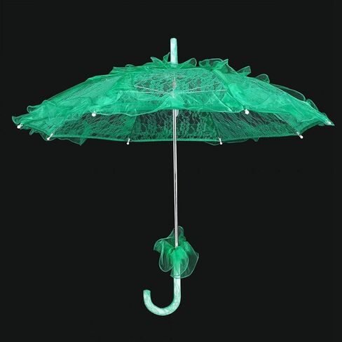 Wedding Lace Umbrella, Bridal Umbrella, Elegant and Stylish for Photo Booth Props(green) in Kuwait