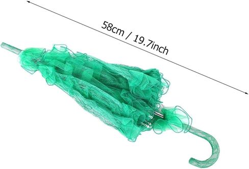 Wedding Lace Umbrella, Bridal Umbrella, Elegant and Stylish for Photo Booth Props(green) in Kuwait
