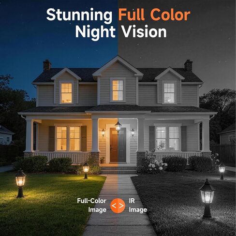 1080P Solar Security Camera, 4G LTE Cellular Security Camera Wireless Outdoor, with SIM Card, No WiFi, Magnetic Folding Mount, AI Motion Detection, Full Color Night Vision, Two-Way Audio in Kuwait