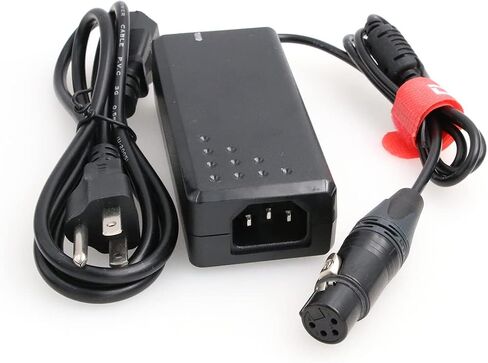12 Volt DC 3Amps AC Adapter with 4 Pin XLR Plug 36W Adapter for Sony Venice PMW-F55 Cameras BM090 LM-0750W & LM-0950W Fostex PD-6 Aja Ki Pro in Kuwait