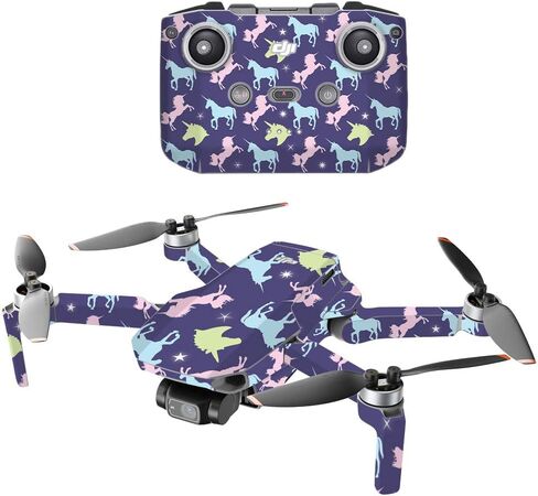 MightySkins Compatible with DJI Mini 2 Portable Drone - Pink Diamond | Protective, Durable, and Unique Vinyl Decal wrap Cover | Easy to Apply, Remove, and Change Styles | Made in The USA in Kuwait