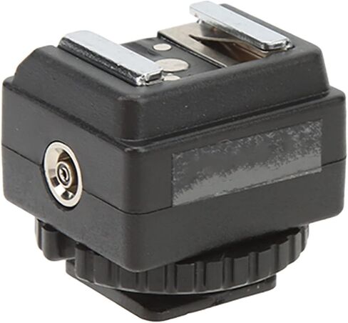 Fabater C N2 Flash Hot Shoe Mount Adapter for DSLR Camera with PC Sync Port, Hot Shoe Converter for External Flash Synchronization, Durable Plastic in Kuwait
