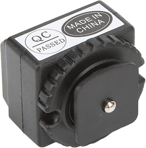 Fabater C N2 Flash Hot Shoe Mount Adapter for DSLR Camera with PC Sync Port, Hot Shoe Converter for External Flash Synchronization, Durable Plastic in Kuwait
