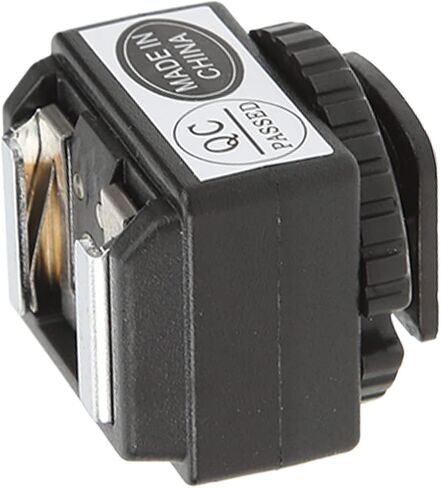 Fabater C N2 Flash Hot Shoe Mount Adapter for DSLR Camera with PC Sync Port, Hot Shoe Converter for External Flash Synchronization, Durable Plastic in Kuwait