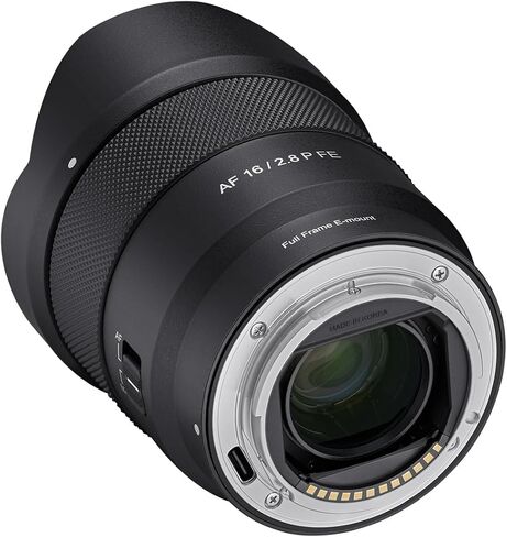 Rokinon Prima 16mm F2.8 AF Wide Angle Lens for Sony FE Mount (Prima FE Series) (Renewed) in Kuwait