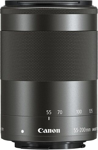 Canon EF-M 55-200mm f/4.5-6.3 Image Stabilization STM Lens (Black) International Version (No Warranty) in Kuwait