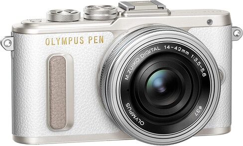 OLYMPUS PEN E-PL8 14-42mm EZ lens kit [White][International Version, No Warranty] in Kuwait