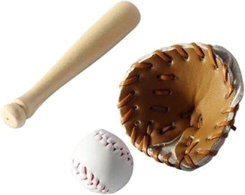Newborn Photography Props Outdoor Baseball Softball 3-Piece Set Sports Leisure Supplies Baseball Theme for Girls Newborn Photo Supplies in Kuwait