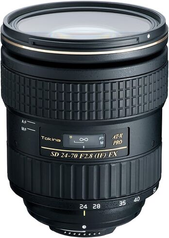 Tokina ATXAF247FXC 24-70mm f/2.8 Pro FX Lens for Canon EF Black in Kuwait