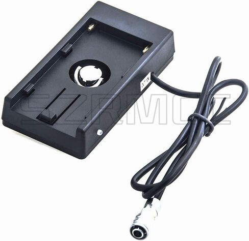 SZRMCC BMPCC 4K Blackmagic Cinema Camera 4K DC 12V Power Supply Mount Plate Adapter for Sony NP-F970 F960 F770 F750 F570 F550 Battery (Straight Cable) in Kuwait