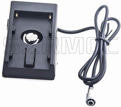 SZRMCC BMPCC 4K Blackmagic Cinema Camera 4K DC 12V Power Supply Mount Plate Adapter for Sony NP-F970 F960 F770 F750 F570 F550 Battery (Straight Cable) in Kuwait