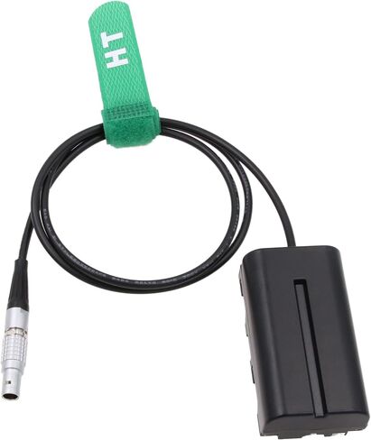 0B 2 pin to NP-F970 F570 F550 Dummy Battery for Blackmagic Video Assist 12G Atomos Shogun Inferno Ninja Monitor in Kuwait