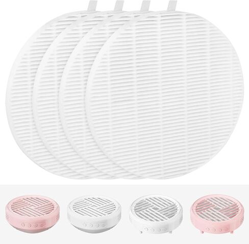 4 Pcs Replacement Filters for MelodySusie HPro/SProR Nail Dust Collector | Reusable Refill Filters, Home or Nail Salons Use in Kuwait