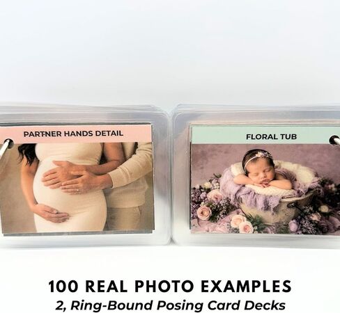 Maternity and Newborn Photography Posing Cards, Photographer Reference Guide in Kuwait