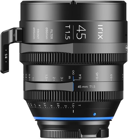 Irix Cine 45mm T1.5 Cinema Lens for PL Mount Cameras | Military Certified for Humidity and Freezing Rain/Icing | Compatible with Magnetic Filters | Distance Scale in Feet in Kuwait