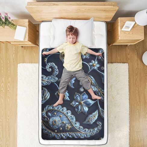 Architectural Paisley Midnight Design Training Pee Pads for Kids Soft Absorbent Bed Wetting Pads Skin-Friendly Diaper Pads for Children Adults Pets , 52" L x 34" W alfombra para Cover de in Kuwait
