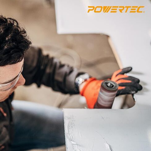 POWERTEC 71709 Assorted Sanding Sleeves 24-Pieces, 2-1/2" Length, 1/2", 3/4", 1", 1-1/2" Diameters, 80, 120 Grits 3 Each in Kuwait