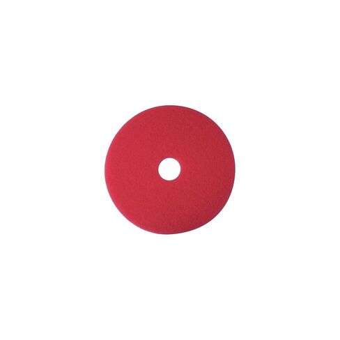3M 08391 Low-Speed Buffer Floor Pads 5100, 16-Inch Diameter, Red, 5/Carton in Kuwait
