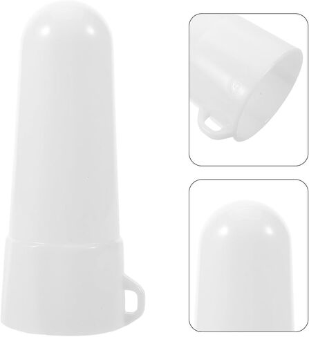 NUOBESTY White Plastic Flashlight Diffuser Caps with Soft Lighting and Compact Design for Camping and Tent Reading, Easy Portable Light Diffuser Dome Cover for 31-34mm Diameter Flashlights in Kuwait