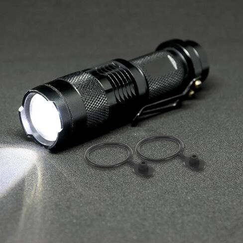 Silicone Waterproof Dust Plug Torch Charging Hole Protective Cap Ring Easy Installation and Dustproof Durability 20pcs for Flashlight Charging Port for Outdoor Photography in Kuwait