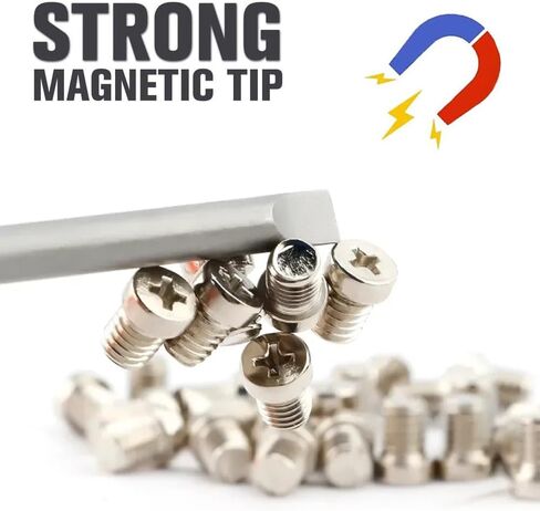 12pcs Magnetic Slotted Screwdriver Bit Set, Flat Head Drill Bit 2in Long | 1/4 Inch Hex Shank, SL2/2.5/3/4/5/6 Impact Driver Bit for Power Drilling, Set of 2 in Kuwait