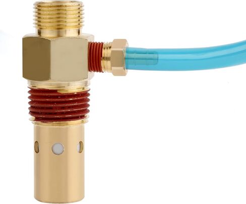 Air Compressor Replacement Components Brass 1/2 Inch MNPT Compressor in Tank Check Valve Kit with Three Different Unloader Tube Fittings 20 SCFM 4 Pieces in Kuwait