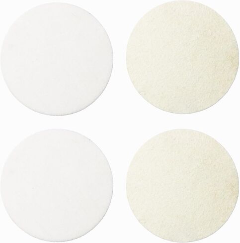 4 Pcs 5 Inch Wool Felt Polishing Pad, Soft and Elastic Buffing Pad for Efficient Polishing on Various Surfaces in Kuwait