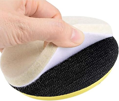 4 Pcs 5 Inch Wool Felt Polishing Pad, Soft and Elastic Buffing Pad for Efficient Polishing on Various Surfaces in Kuwait