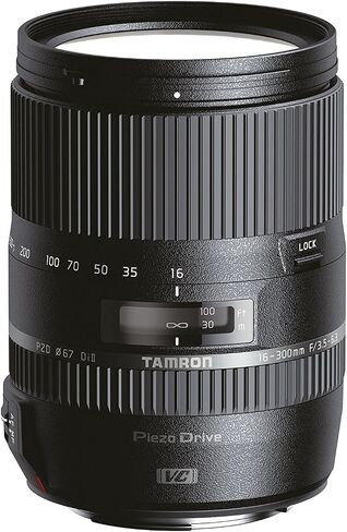 Tamron 16-300mm f/3.5-6.3 Di II VC PZD Macro Lens for Canon Camera (Model B016E) - International Version (No Warranty) in Kuwait