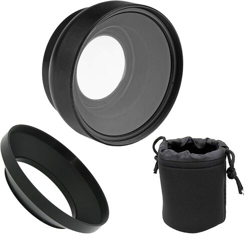 0.4X Super Wide Angle Lens with Macro Compatible with Panasonic HC-X1500/HC-X1600 in Kuwait