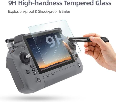 Screen Protector for DJI Inspire 3 RC Plus Remote Control Tempered Glass Film 9H Screen Protective Films Compatible with DJI Matrice 350 RTK/Matrice 300 RTK/M30 Accessories in Kuwait