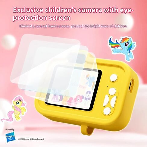 My Little Pony Magic Catcher Children's Camera, Fluttershy | Toddler Camera for 3-8 Year Old Children, Includes SD Card, Cartoon Digital Camera in Kuwait