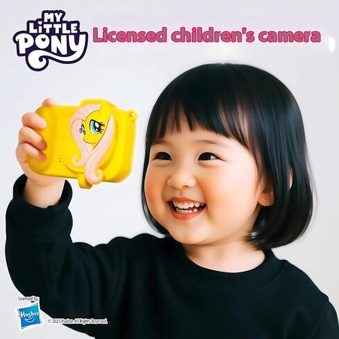 My Little Pony Magic Catcher Children's Camera, Fluttershy | Toddler Camera for 3-8 Year Old Children, Includes SD Card, Cartoon Digital Camera in Kuwait