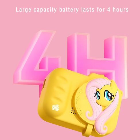 My Little Pony Magic Catcher Children's Camera, Fluttershy | Toddler Camera for 3-8 Year Old Children, Includes SD Card, Cartoon Digital Camera in Kuwait