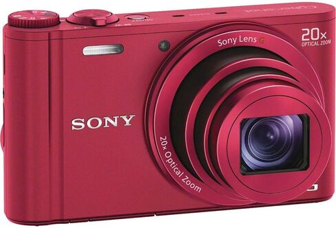 Sony DSC-WX300/R 18 MP Digital Camera with 20x Optical Image Stabilized Zoom and 3-Inch LCD (Red) in Kuwait