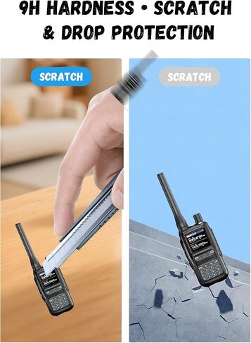 [2 Pack] for Baofeng Radio UV-5R Mini Ham Radio Hydrogel Film Screen Protector. Self-Healing Anti-Scratch Bubble Free Easy Installation. in Kuwait