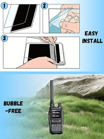 [2 Pack] for Baofeng Radio UV-5R Mini Ham Radio Hydrogel Film Screen Protector. Self-Healing Anti-Scratch Bubble Free Easy Installation. in Kuwait