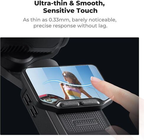 K&F CONCEPT 2PCS Screen Protector Compatible with Insta360 Luna Ultra | 9H Hardness, 0.33mm Ultra-Thin, High Transparency, Anti-Fingerprint, Scratch-Resistant Film Accessory, PF63 in Kuwait