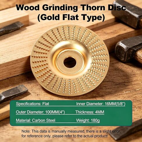3 PCS Flat Surface Tungsten Carbide Cutting Wheel, Angle Grinder Polishing Pad, Heavy-Duty Wood Carving Disc Set, ungsten Carbide Grinding Wheel Wood Carving for 4" & 4-1/2" Grinders in Kuwait