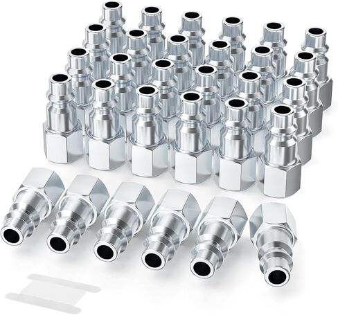 GASHER 1/4-Inch NPT Male Industrial Air Plug, Pneumatic Plugs 300PSI (30-Pack) in Saudi Arabia