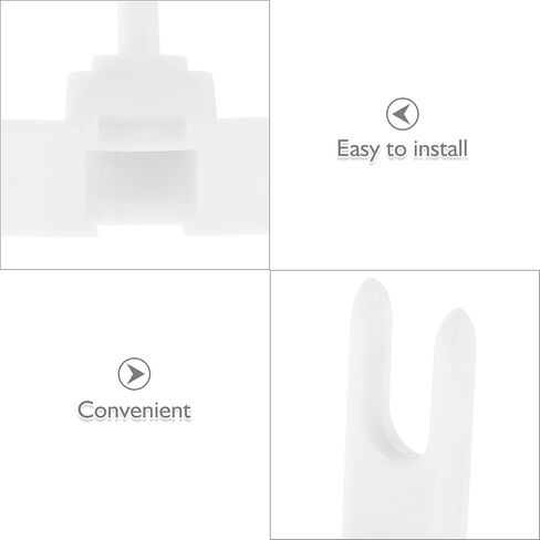 VICASKY 5pcs LED Flashlight Brackets Replacement Clip Plastic Emergency Fastener with Quick Installation and Lightweight Construction for Outdoor and Hotel Use in Kuwait