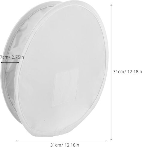 TOYANDONA Light Flash with Cloth Lightweight Cover Grey Black and White Multifunctional 12in Diffuser Softbox Portable Modifier for On-Camera Speedlight Photography Studio Portrait in Kuwait