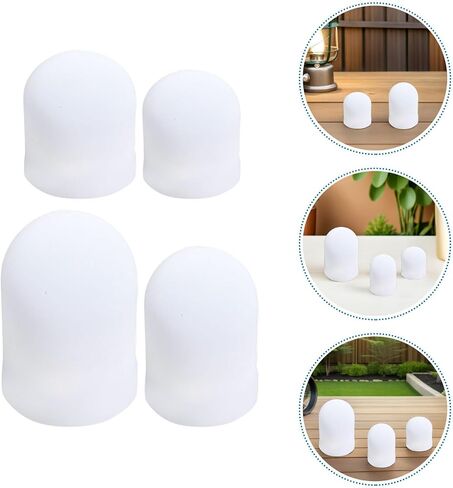 Toddmomy Silicone Flashlight Diffuser Cover Waterproof Construction 4pcs Soft Light Diffusion Candlelight Effect Quick Installation for 31-75mm Head for Outdoor Activities and Travels in Kuwait