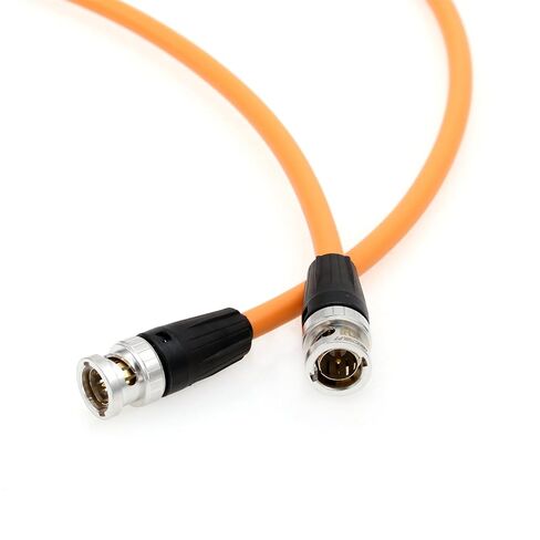 12G SDI 4K 60p Video Cable for Sony Venice FX9 FX6 Alexa Komodo Camera Canon C300 III SmallHD Atomos Monitor, BNC 75 ohm Coaxial Shielded (50cm, Orange) in Kuwait