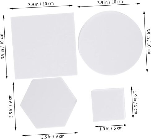 4pcs Photo Cube Props Geometric Square Block for Jewelry Cosmetics Makeup Foam Photography Backdrops in Kuwait