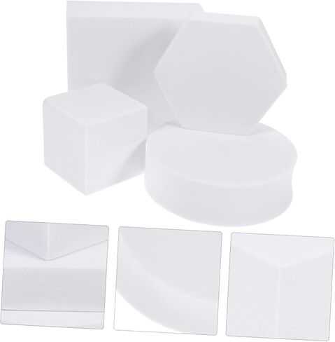 4pcs Photo Cube Props Geometric Square Block for Jewelry Cosmetics Makeup Foam Photography Backdrops in Kuwait